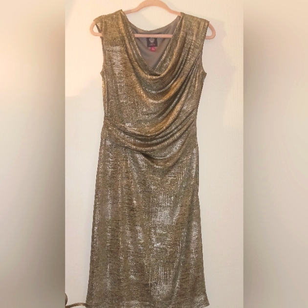Metallic Vinc Camuto Dress